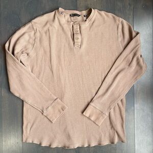 American Tall Men's Henley Shirt Size XL TALL